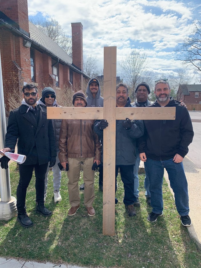 KofC Council 9235 outdoor Station of the Cross