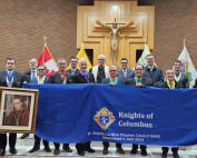 Installation of Founding Officers for Council 18495 in Milton