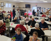 Hot Dog Lunch for Parishioners at Council 12309 in Railton