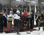 Knights Hockey game Against Flying Fathers