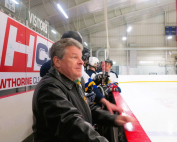 Knights Hockey game Against Flying Fathers