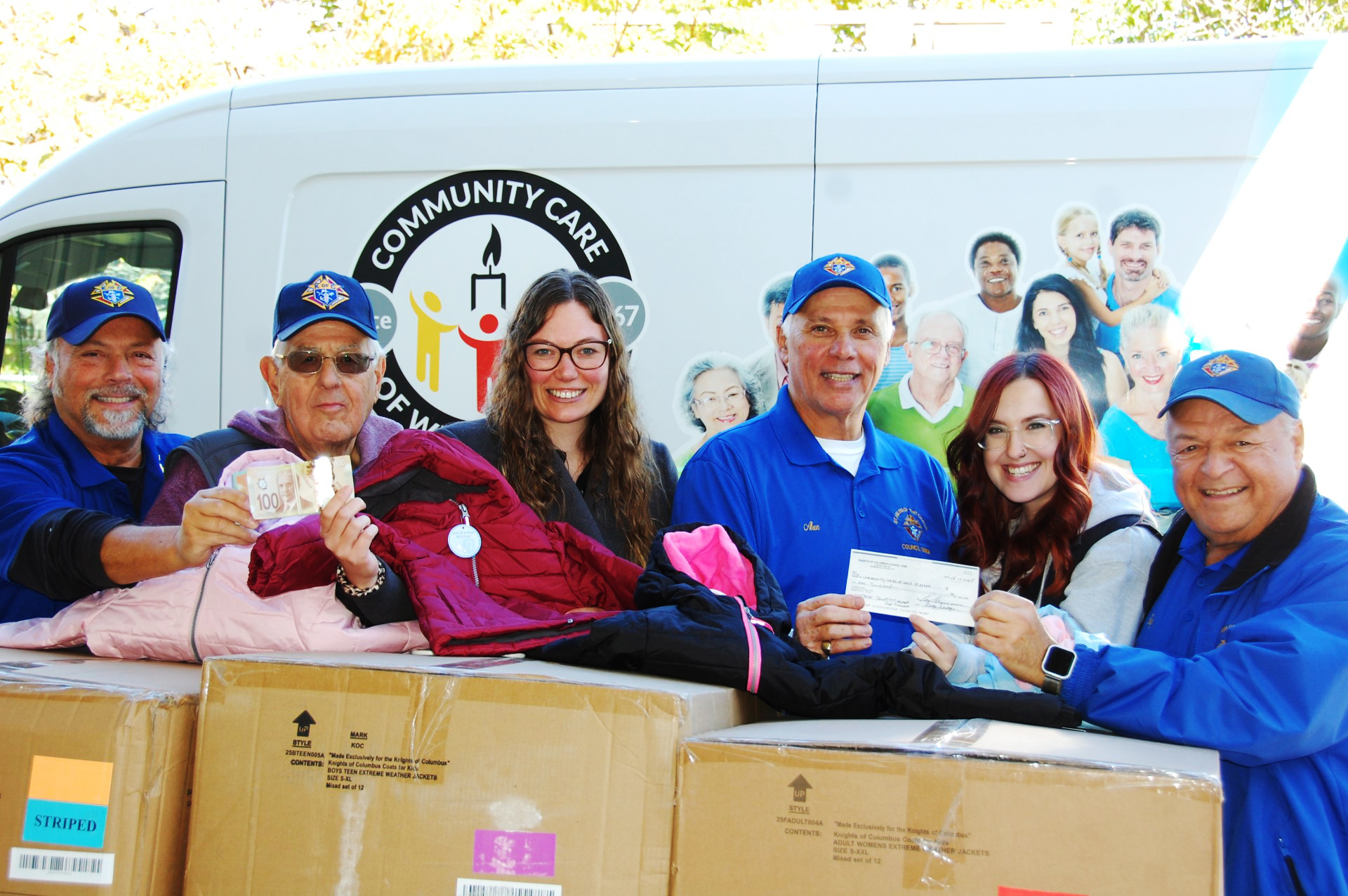 Council #15999 coats for kids