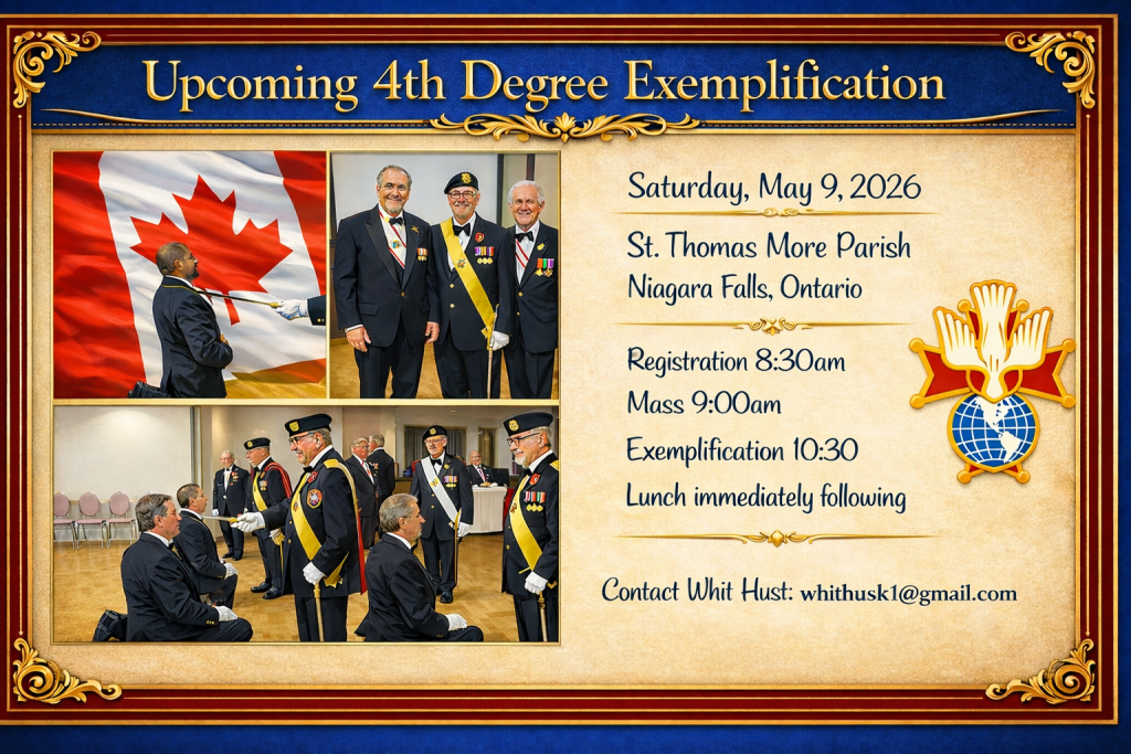 KofC Exemplification flyer