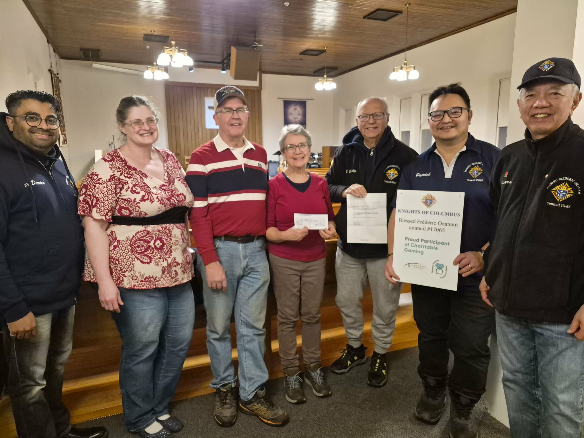 Council #17065 BFO Knights Go Out of the Cold