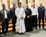 Brother Deacon Jangho Hong on his Ordination to the Diaconate on June 19 at St. Mary of the Visitation Church in Cambridge