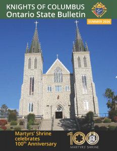 KofC Ontario State Bulletin Summer 2026 cover-Eng